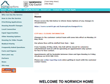 Tablet Screenshot of norwichhomeoptions.org.uk